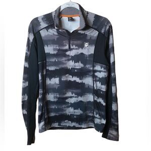 Orage Men’s Sz Sm Cloud Pull On Quick Dry Wicking 1/4 Zip Base Layer Shirt